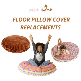 Cover Replacement for MINICAMP Floor Pillows | COVER ONLY