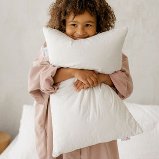 MINICAMP Kids Sleeping Pillow – Natural Kapok Fill & Organic Cotton Cover