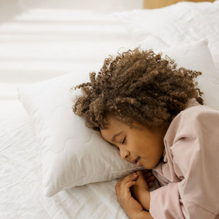 MINICAMP Kids Sleeping Pillow – Natural Kapok Fill & Organic Cotton Cover