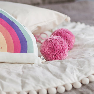 Pom Pom Teepee Tent Toppers - Decorative PomPoms |Colour: Bubble Gum