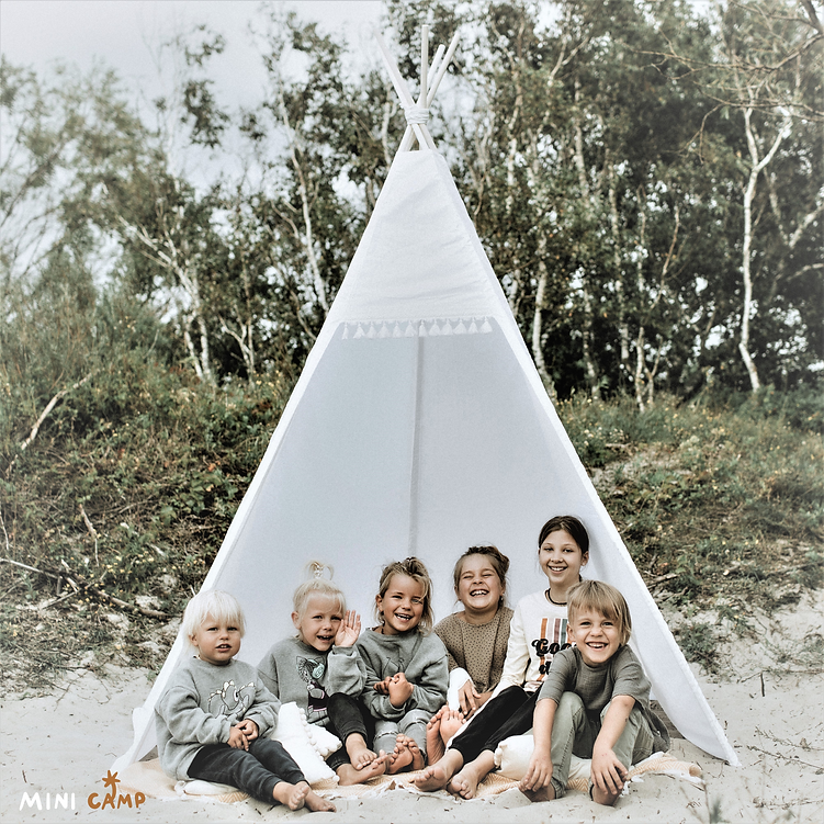 tall tent MINICAMP Outdoor Teepee Tent for Adults and Kids 7.8 ft Tall