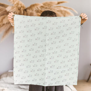 Monstera Baby Swaddles and Burp Cloths from Ultra soft Muslin