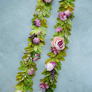 Peonies Floral Garland for Teepee & Nursery Decoration