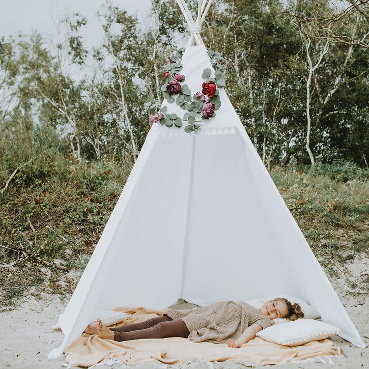 MINICAMP Outdoor Teepee Tent for Adults and Kids 7.8 ft Tall