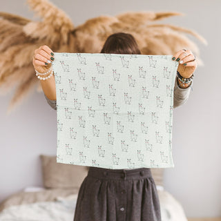 Monstera Baby Swaddles and Burp Cloths from Ultra soft Muslin
