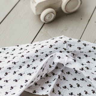 Flamingos Baby Swaddles and Burp Cloths from Double Gauze